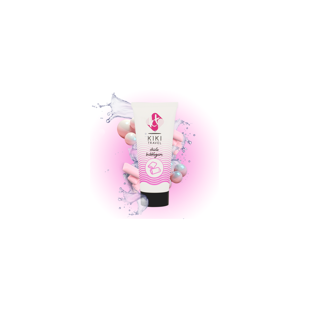 KIKÍ TRAVEL-LUBRICANTE SABOR A CHICLE 50 ML