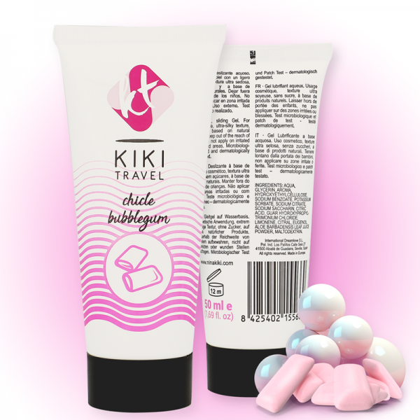 KIKÍ TRAVEL-LUBRICANTE SABOR A CHICLE 50 ML