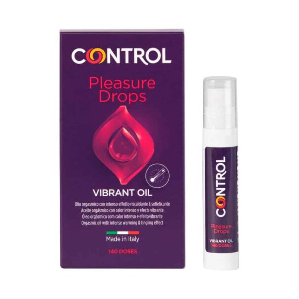 CONTROL VIBRANT OIL PLASURE DROPS 140 DOSIS 2