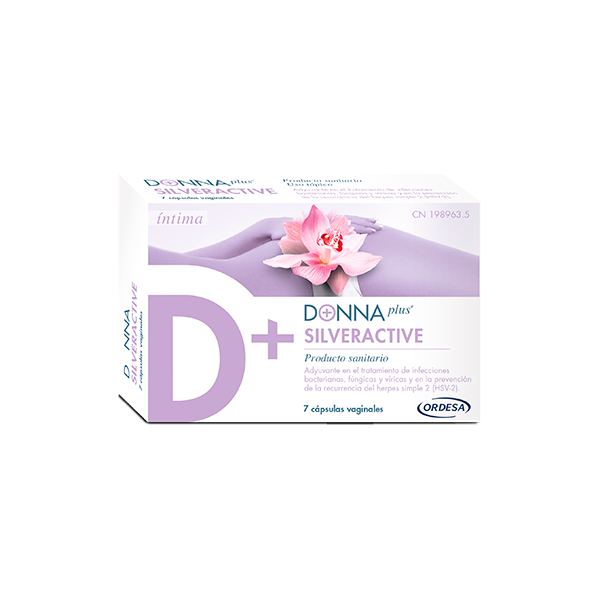 Donnaplus Silveractive 7 cápsulas vaginales