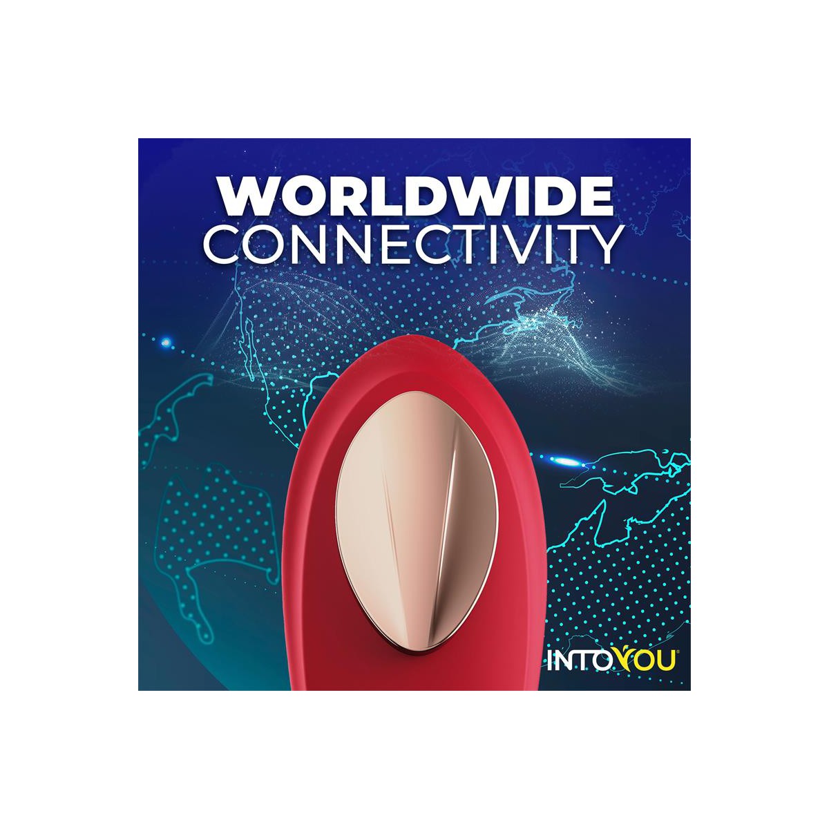 Vibrador de Braguita con APP Silicona Rojo