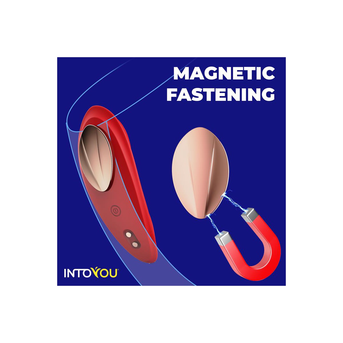 Vibrador de Braguita con APP Silicona Rojo