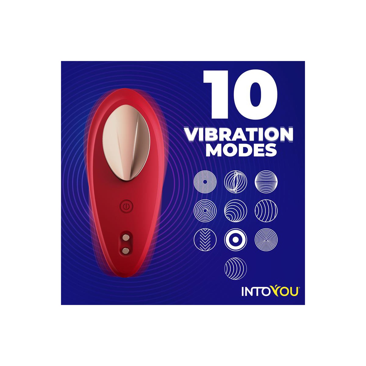 Vibrador de Braguita con APP Silicona Rojo