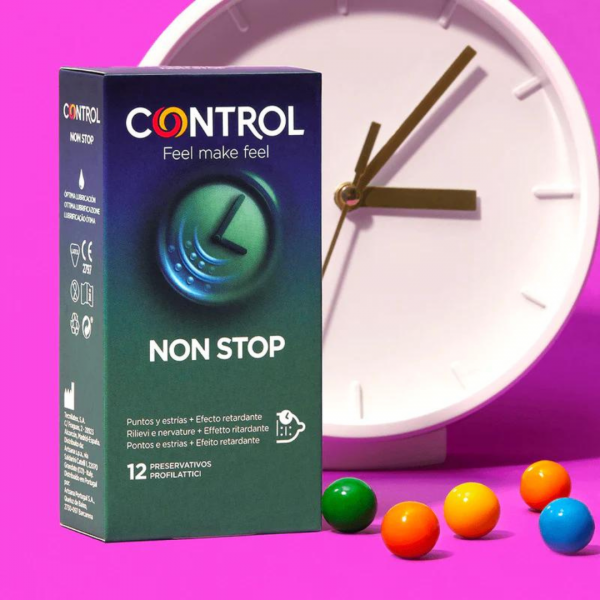 CONTROL PRESERVATIVOS NON STOP 12 UNIDADES 2