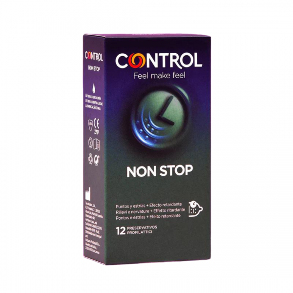 CONTROL PRESERVATIVOS NON STOP 12 UNIDADES