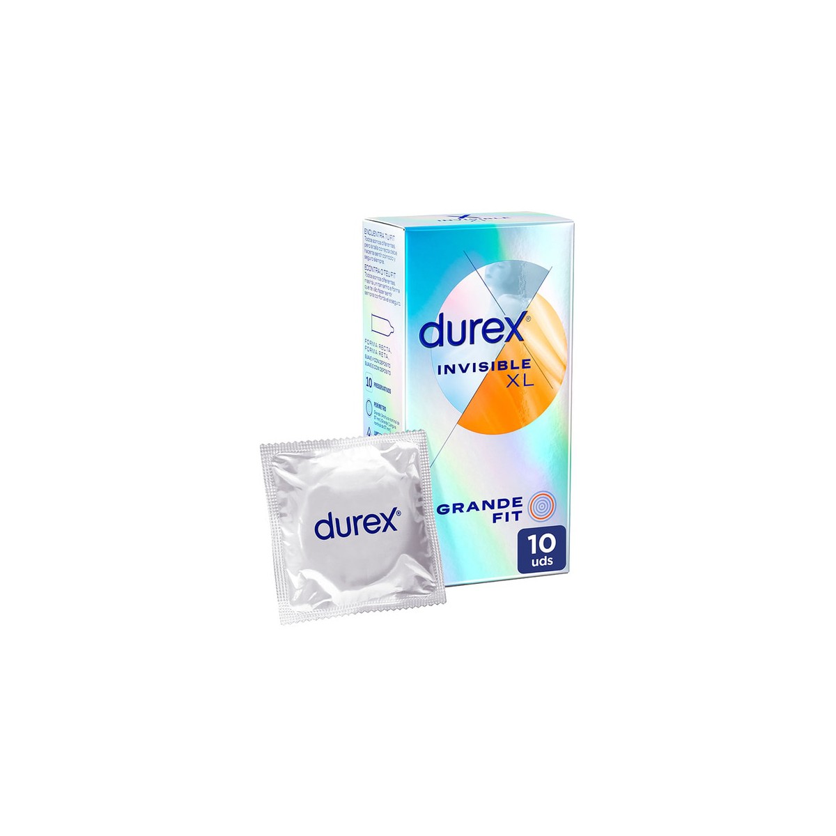 DUREX INVISIBLE XL 10 PRESERVATIVOS