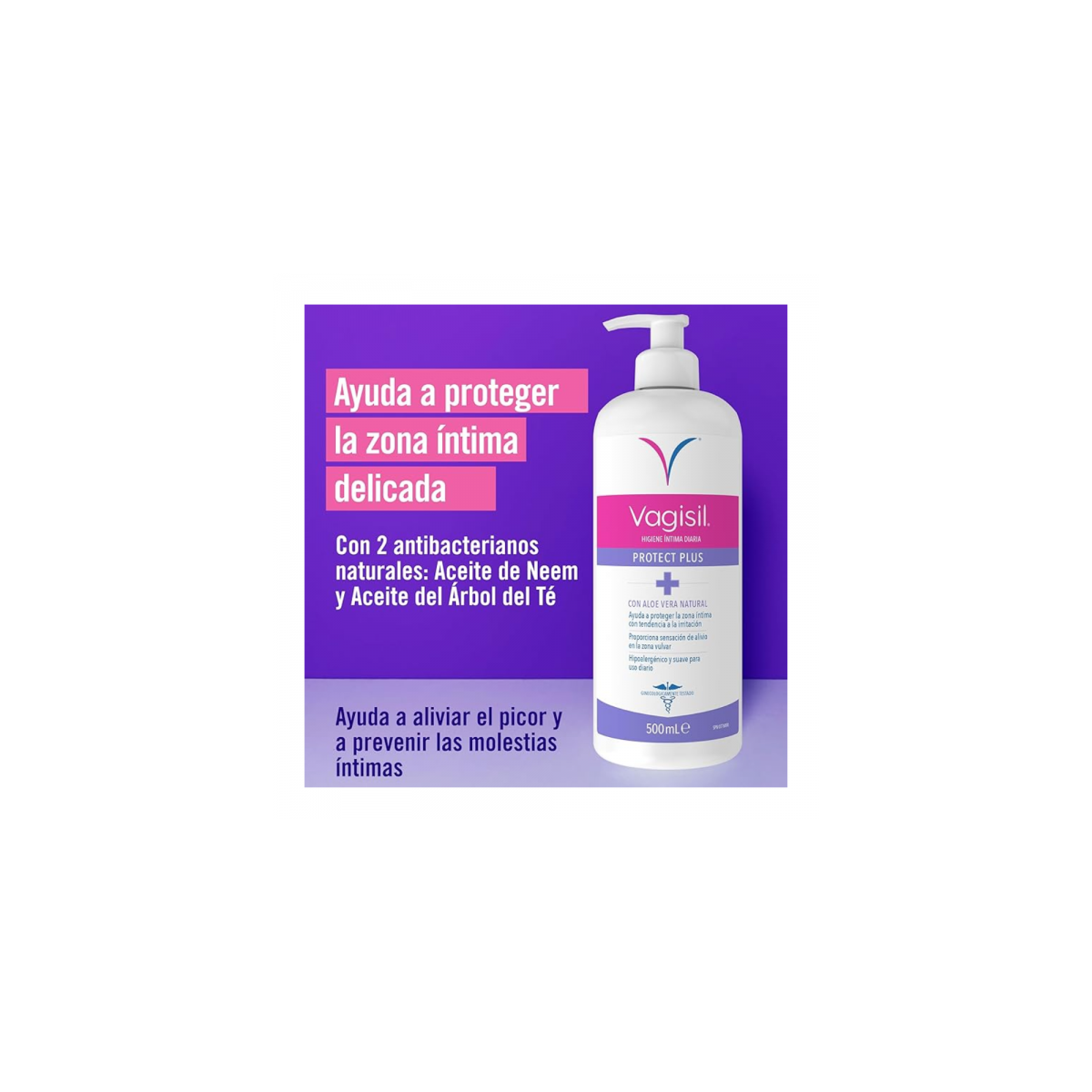 Vagisil Higiene Íntima Protect Plus 500ml