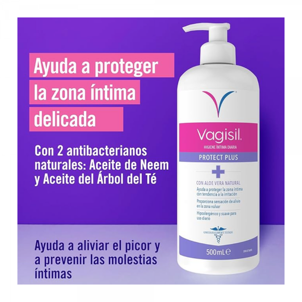 Vagisil Higiene Íntima Protect Plus 500ml