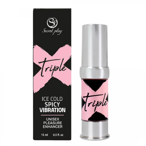 TRIPLE X GEL INTENSIFICADOR DEL PLACER 3 EN 1 SECRET PLAY  15 ml