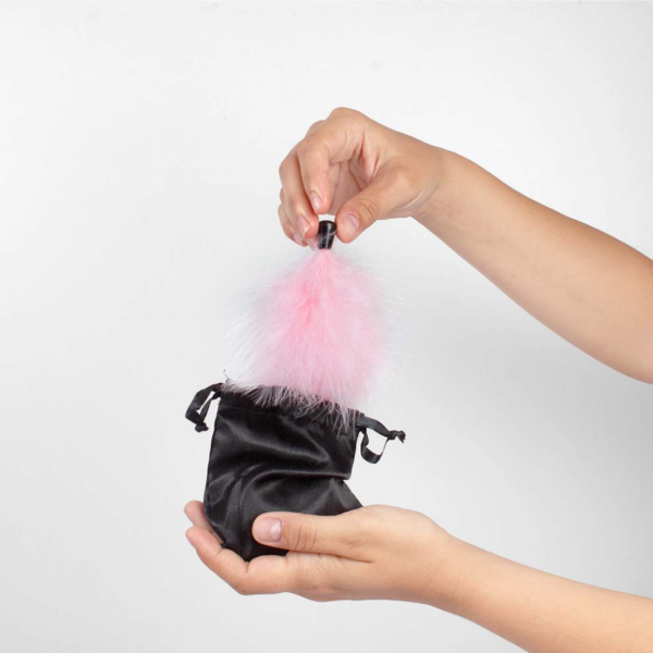 KIT POLVOS COMESTIBLES & PLUMERO SPARKLING STRAWBERRY 40G 2