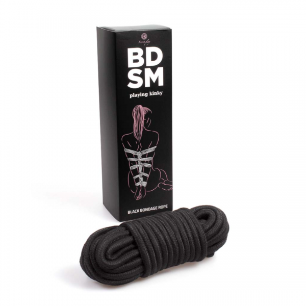 CUERDA BONDAGE NEGRA BDSM COLLECTION SECRET PLAY