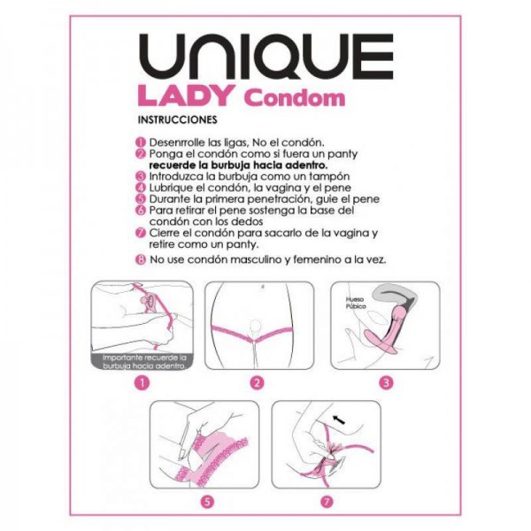 Preservativos Femeninos UNIQ sin Látex CON LIGUERO 3... 2