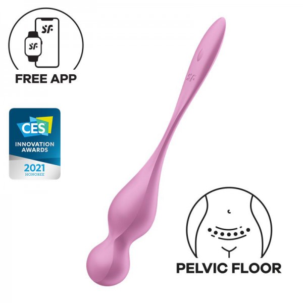 Satisfyer Love Birds 1 Bolas Kegel con APP Rosa