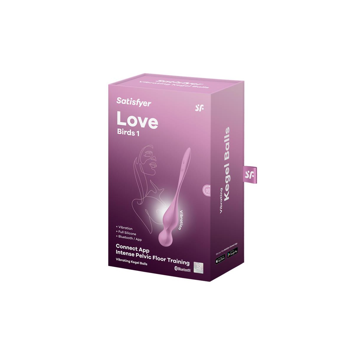 Satisfyer Love Birds 1 Bolas Kegel con APP Rosa