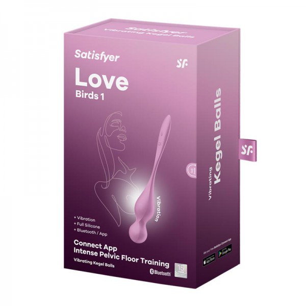 Satisfyer Love Birds 1 Bolas Kegel con APP Rosa