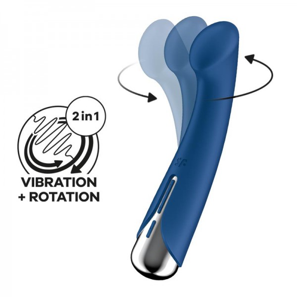 Satisfyer Spinning G-Spot 1 Vibrador y Rotador Azul
