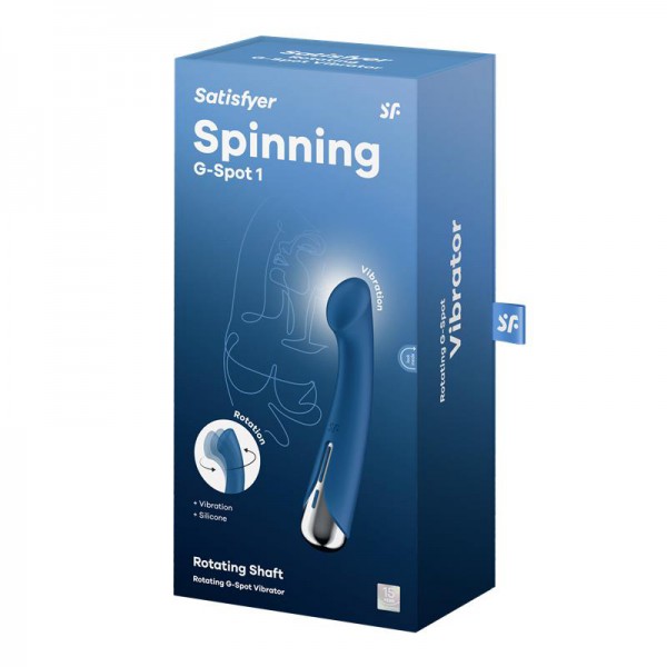Satisfyer Spinning G-Spot 1 Vibrador y Rotador Azul