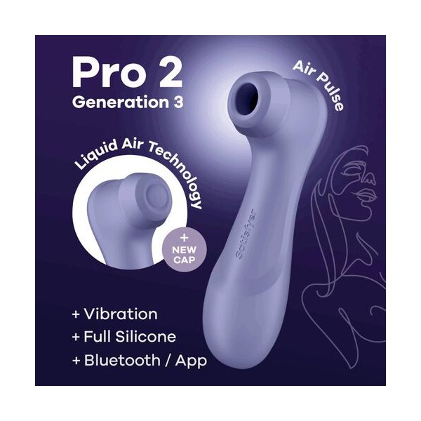 SATISFYER  Pro 2 Generación 3 LILA Bluetooth & APP