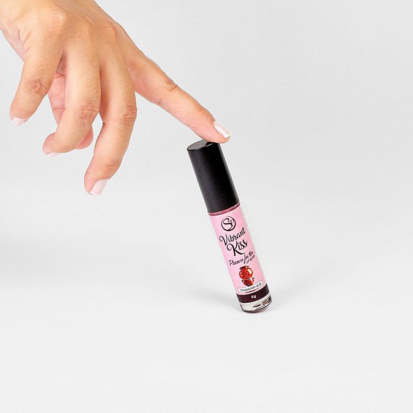LIP GLOSS VIBRANT KISS  SABOR CHICLE DE FRESA