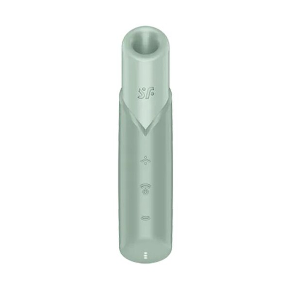 SATISFYER - NAUGHTY KISS ESTIMULADOR CLÍTORIS POR ONDAS VERDE AGUA