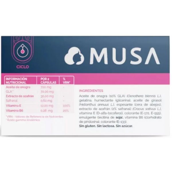 MUSA PRECICLOVIT 60 CÁPSULAS 2