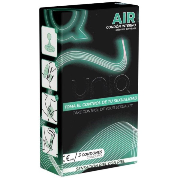 Preservativos Femeninos UNIQ sin Látex 3 Unidades