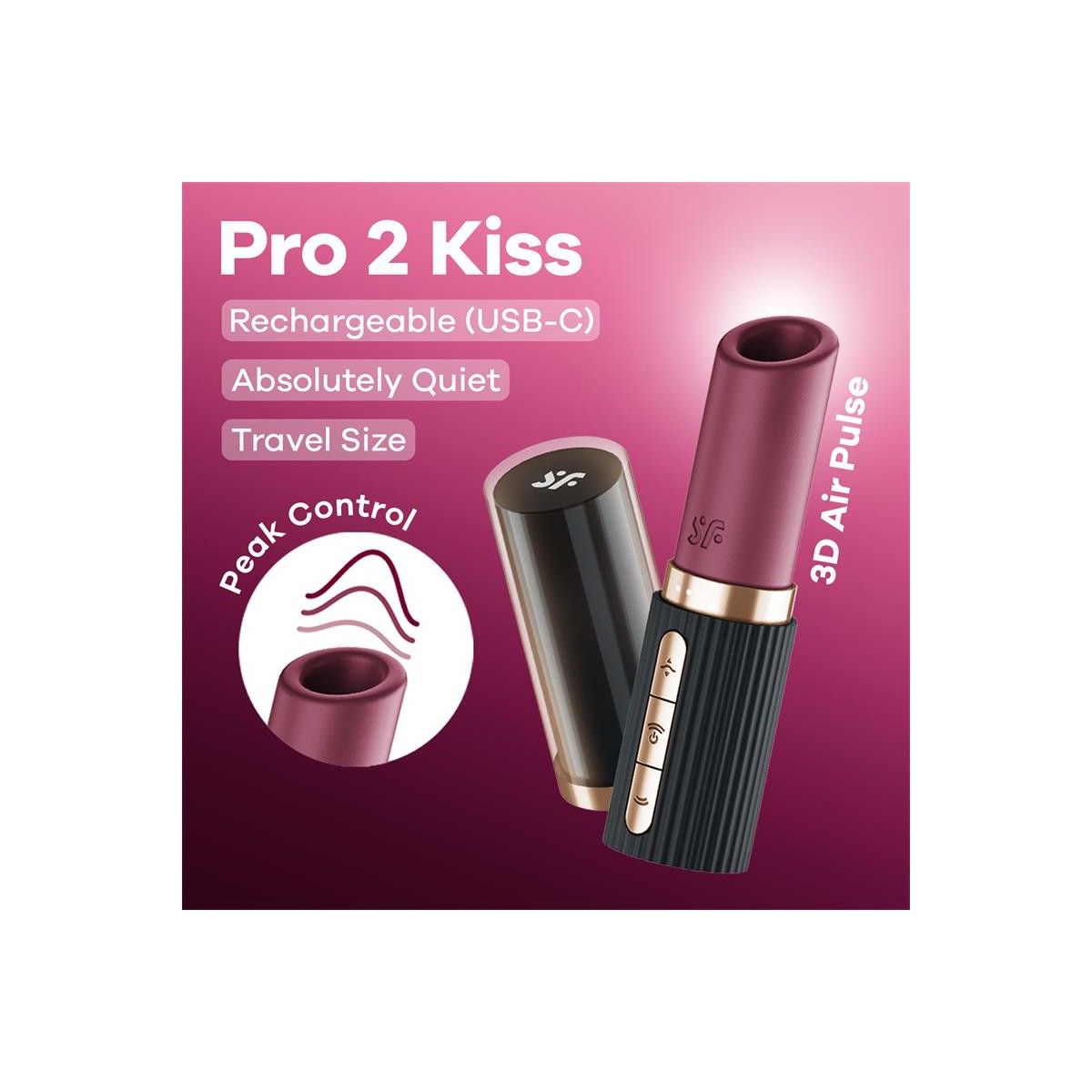 Satisfyer Pro 2 Kiss Air Pulse Vibrator