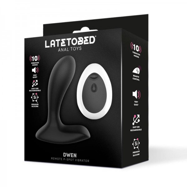 Latetobed Dwen Estimulador Prostático USB con Control Remoto