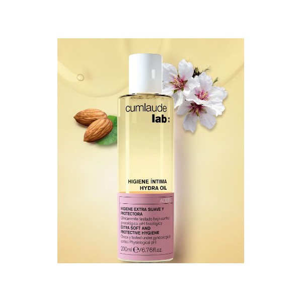 Cumlaude Lab Hydra Oil higiene íntima, suave y protectora 200 ml