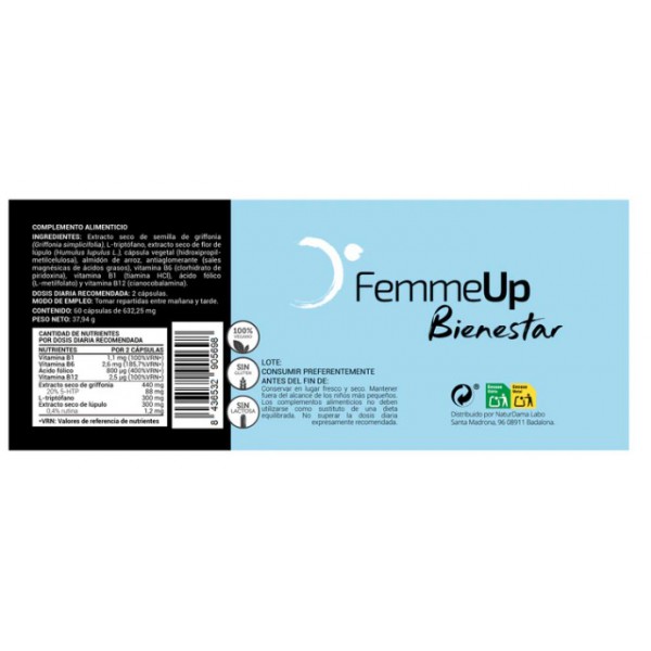 FemmeUp Bienestar 60 cápsulas