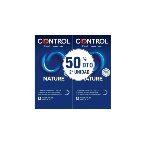 DUPLO CONTROL NATURE 24 PRESERVATIVOS 50% DTO 2ª UNIDAD