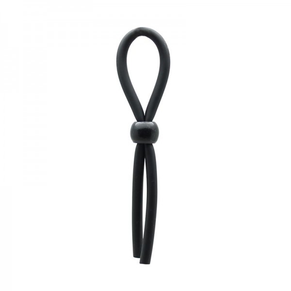 Rimba Latex Play cordón ajustable para pene color negro 2