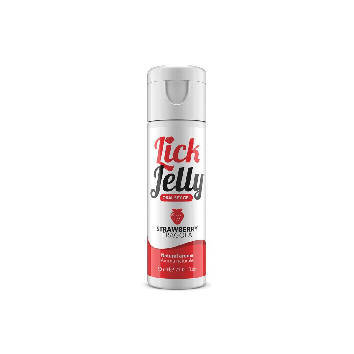 Lick Jelly Lubricante Comestible Base Agua Fresa 30 ml