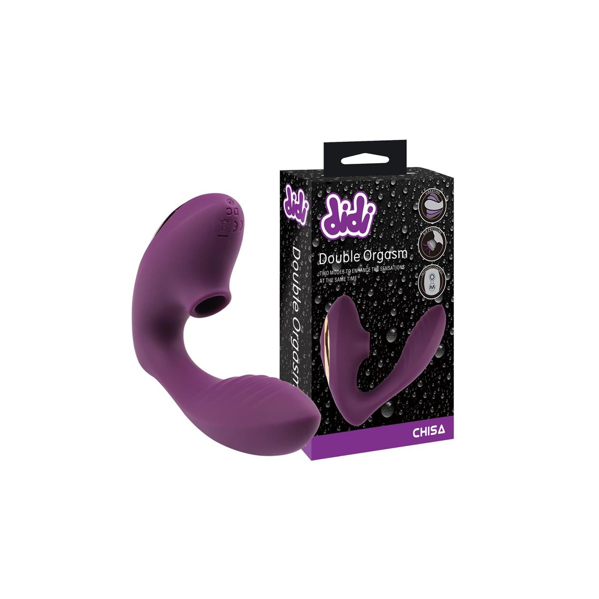 Estimulador y Vibrador para Parejas Double Orgasm