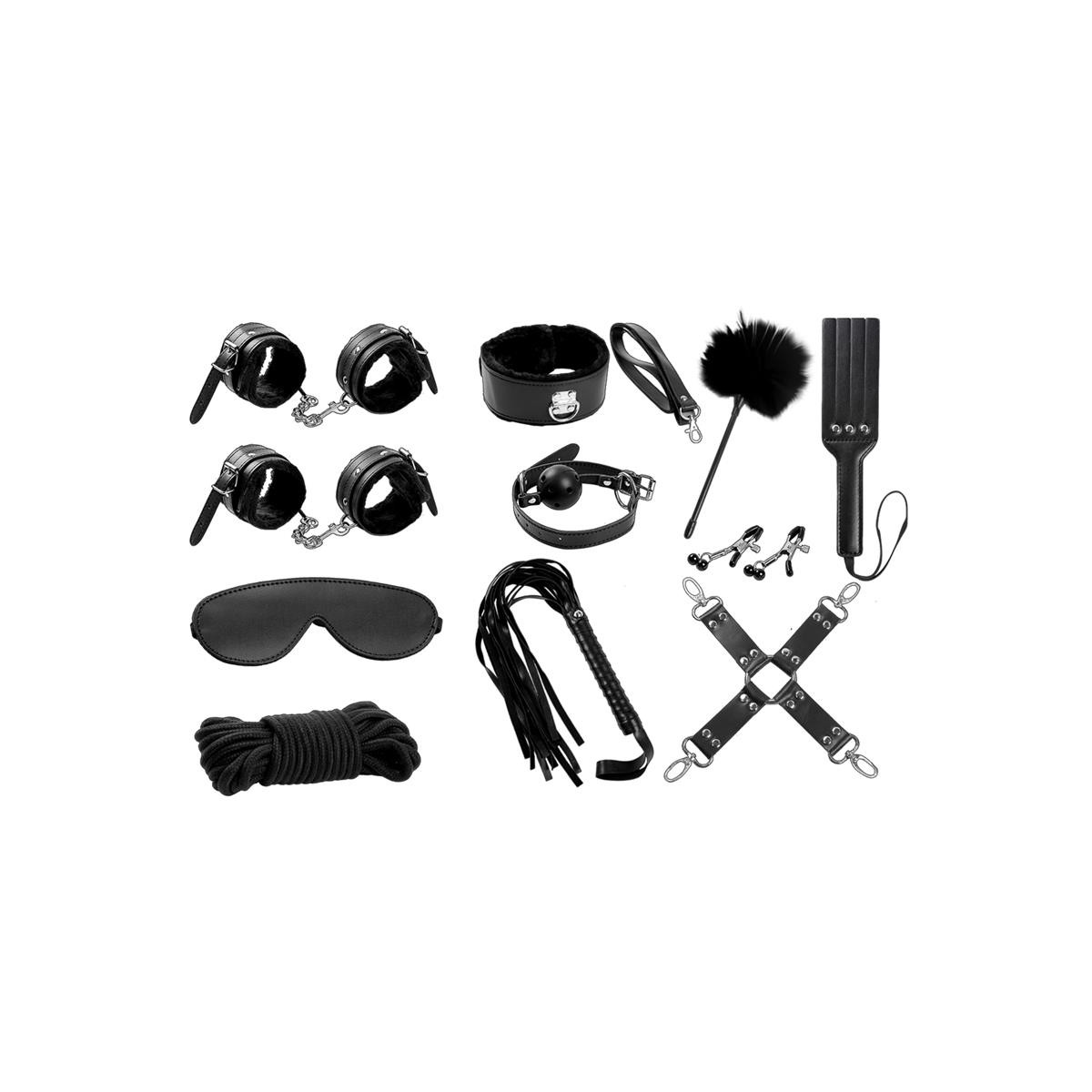 Set Bondage 11 Piezas Negro