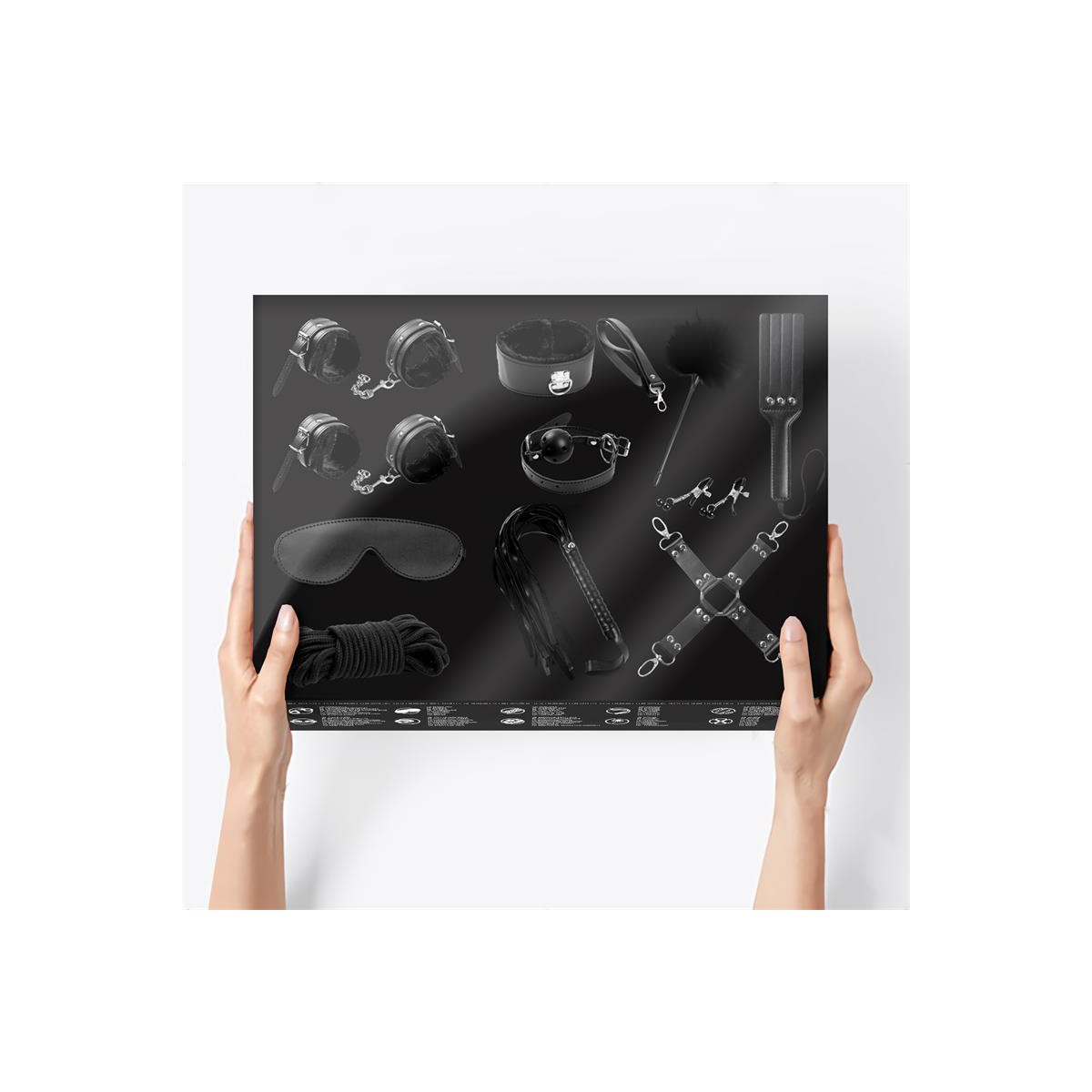 Set Bondage 11 Piezas Negro