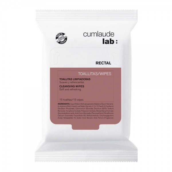 cumlaude toallitas rectal 15 toallitas