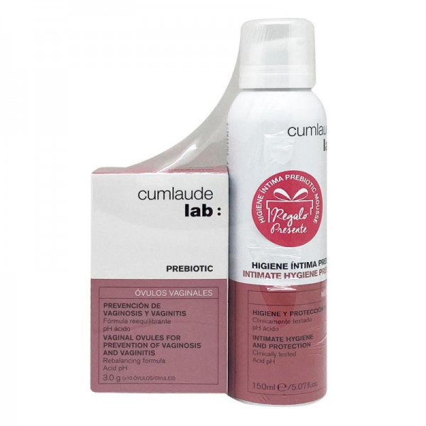 Ovulos prebiotic 10 ud. + mousse prebiotic  de regalo