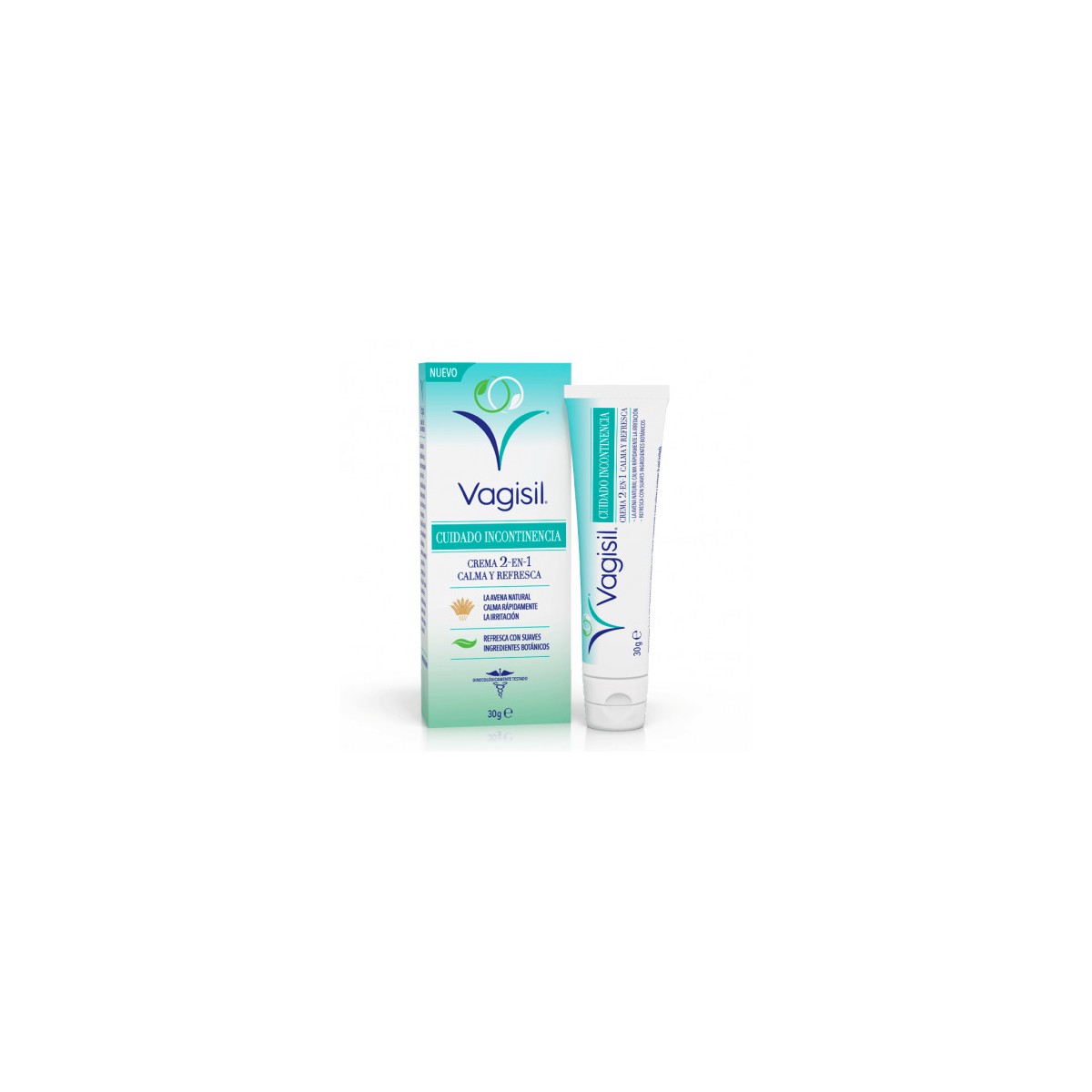 Vagisil Cuidado Incontinencia Crema 2 en 1 30g