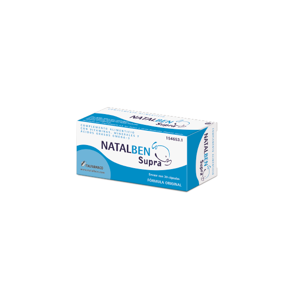 Natalben supra 30 cápsulas