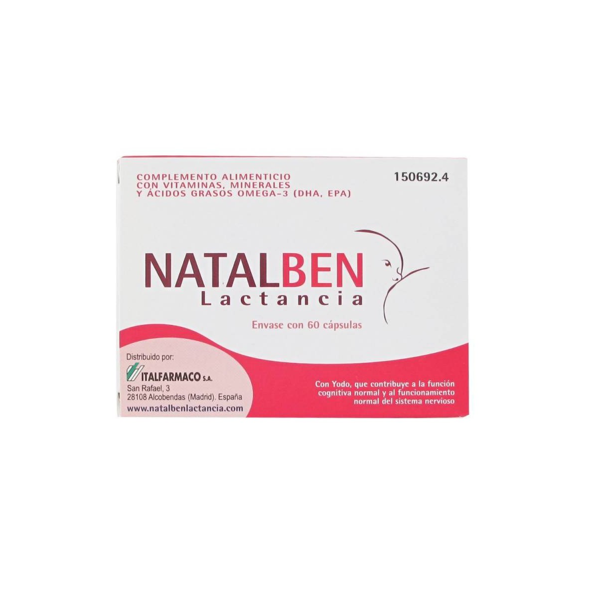 Natalben lactancia 60 cápsulas