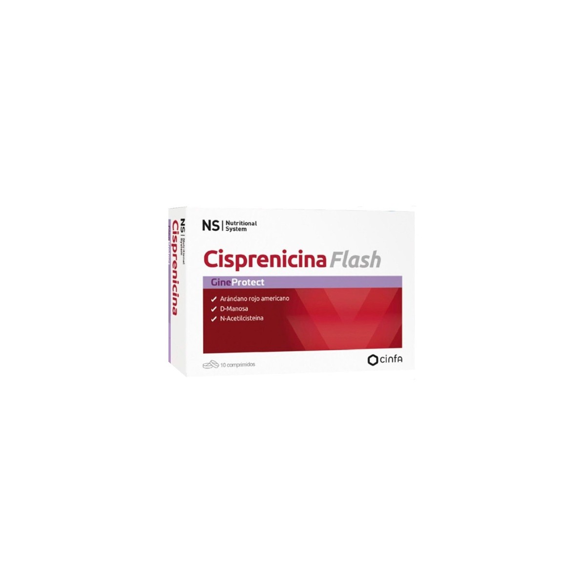 NS Gineprotect Cisprenicina Flash 10 Comprimidos
