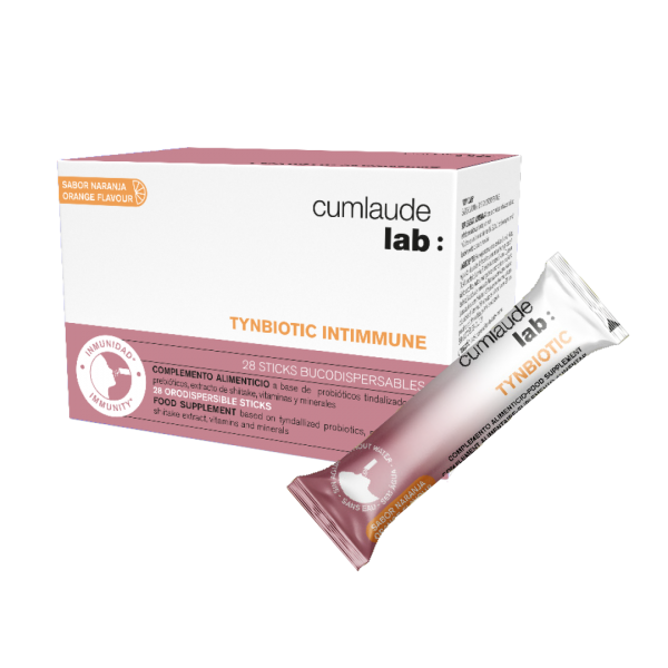 Cumlaude Lab Tynbiotic Intimmune Sabor Naranja 28 Sticks