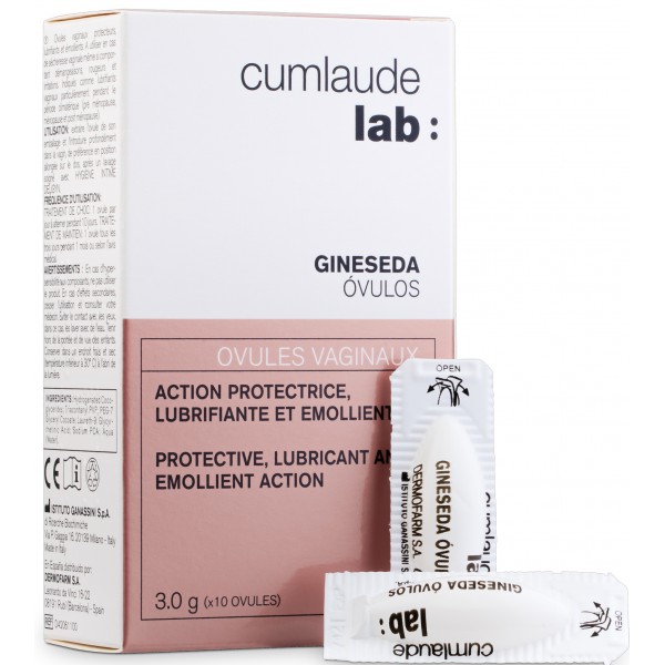 Cumlaude Lab Gineseda Óvulos Vaginales Protectores 10 Uds