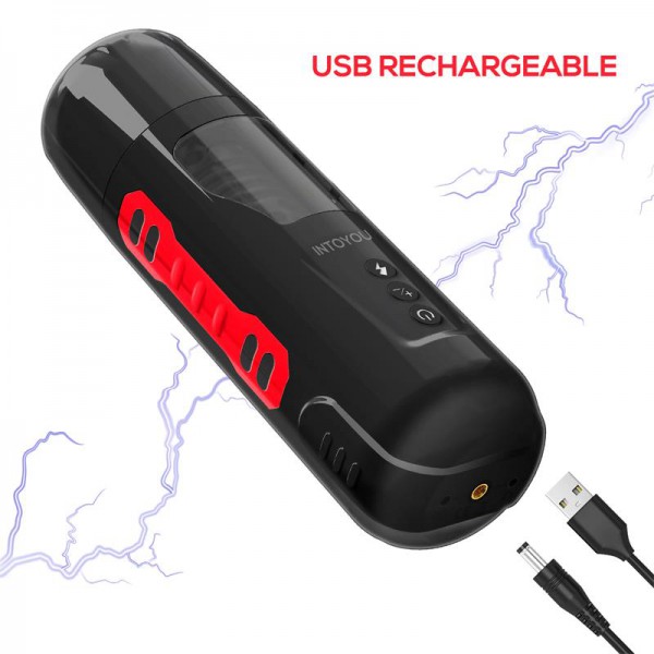 INTOYOU Pyro Masturbador Advanced con Thrusting, Rotación y Gemidos