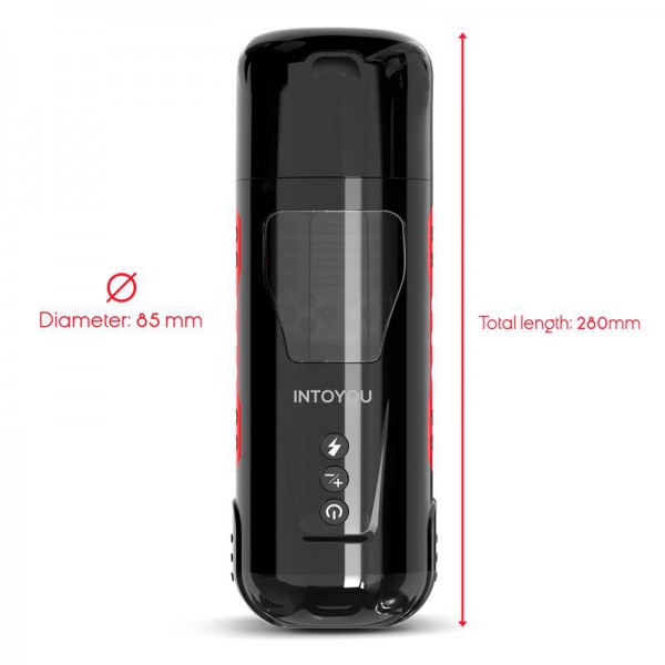 INTOYOU Pyro Masturbador Advanced con Thrusting, Rotación y Gemidos