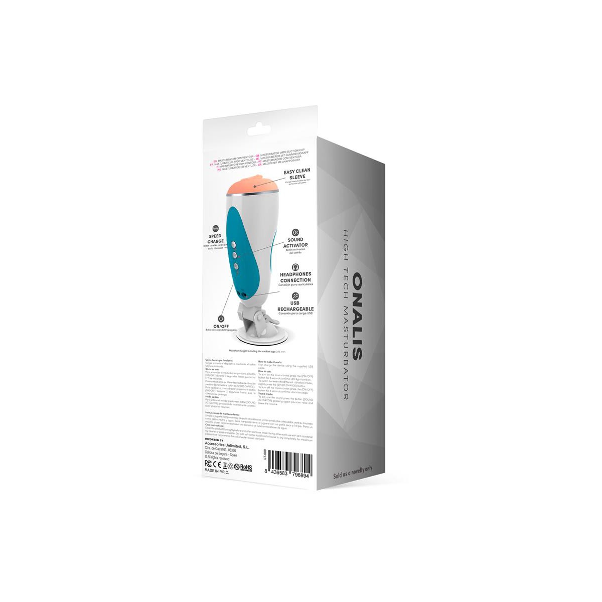 LATETOBED Onalis High Tech Masturbador Sistema...