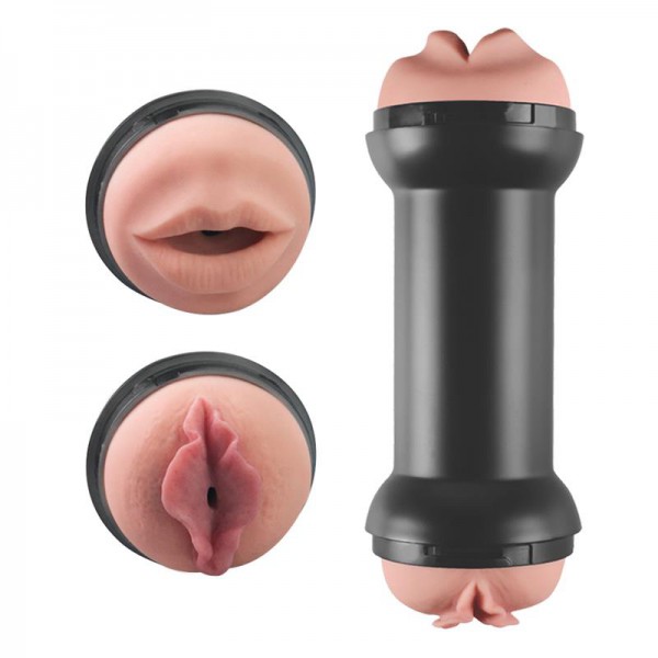 Lovetoy Masturbador Doble Training Master Vagina y Boca
