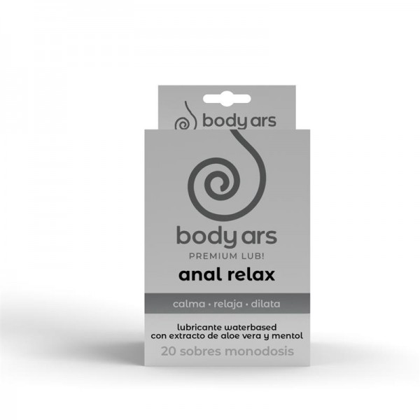 BODY ARS Monodosis Gel Relajante Anal Base Agua 20 x 4 ml