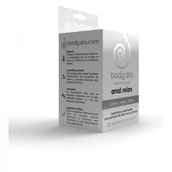 BODY ARS Monodosis Gel Relajante Anal Base Agua 20 x 4 ml
